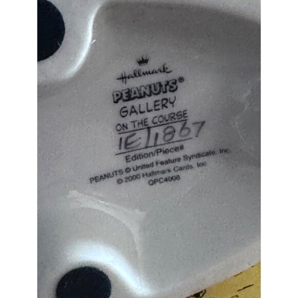 Hallmark Peanuts Gallery Snoopy & Friends Figurine "On The Course" Limited Ed - Picture 3 of 7